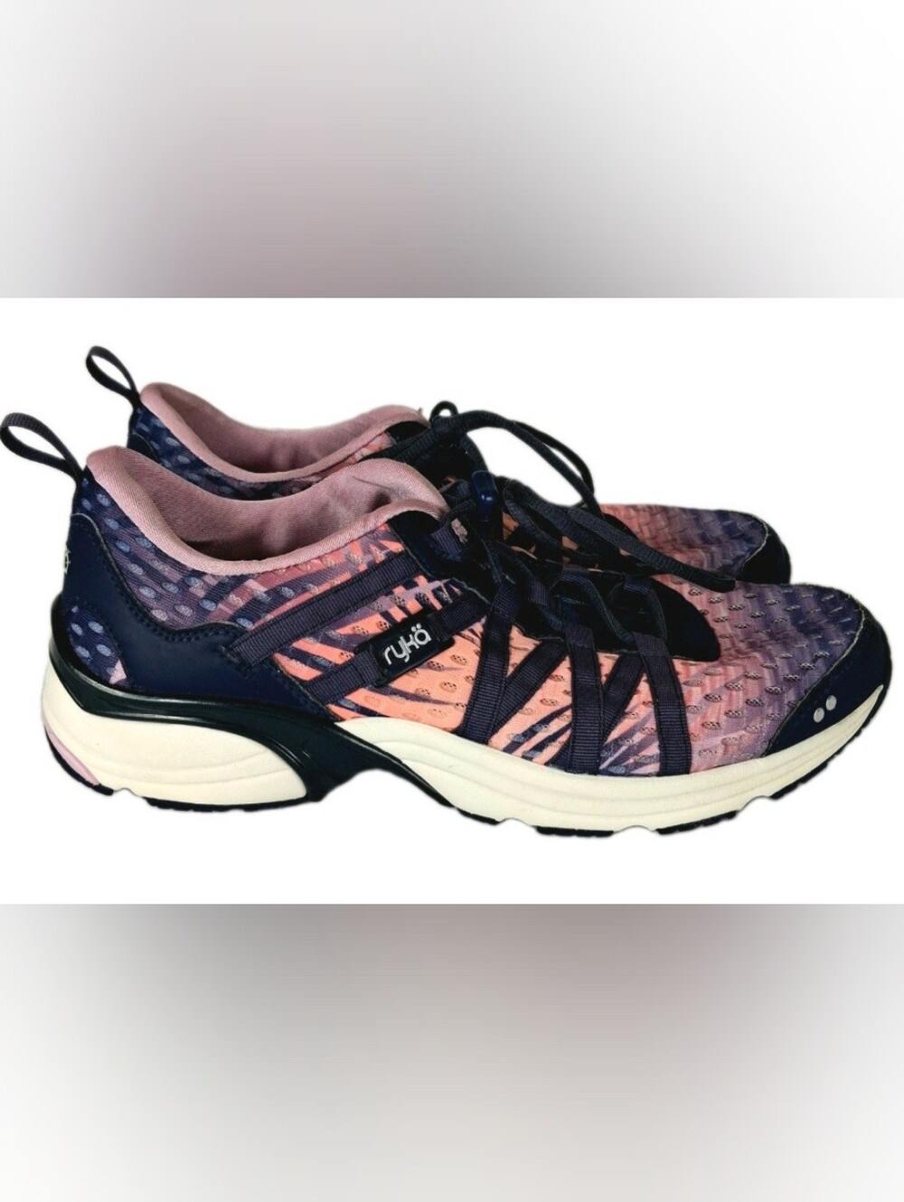 Ryka Hydro Sport Water Training Shoes Womens Size 11 Lace Up Athletic Pink Purpl
